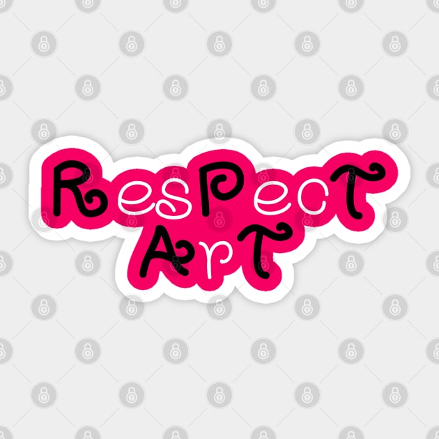 ResPect Art Sticker by Mey Designs